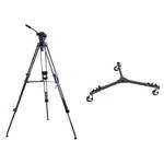 Acebil I-605DX Prosumer Video Tripod Kit with D1 Dolly