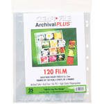 ClearFile Archival-Plus Negative Page, 6x7cm - 25 Pages