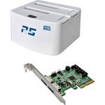 HighPoint RocketStor 5322 Dual-Dedicated 6 Gbps eSATA Storage Dock Kit with 4-Port SATA RAID HBA