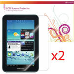 rooCASE 4-Pack (2 Anti-Glare, 2 HD Clear) Screen Protectors for Samsung Galaxy Tab 2 7" Tablet
