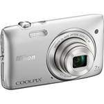 Nikon COOLPIX S3500 Digital Camera (Silver)