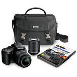 Nikon D5100 Digital SLR Camera Kit with 18-55mm and 55-200mm Lenses