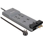 Belkin 8-OUTLETS SURGE SUPPRESSOR BLACK