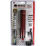 Maglite Mag-Tac LED Flashlight (Plain Bezel, Crimson Red)