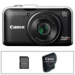 Canon PowerShot SX230 HS Digital Camera with Deluxe Accessory Kit (Black)