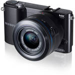Samsung NX1100 Mirrorless Digital Camera with 20-50mm f/3.5-5.6 Lens (Black)