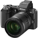 Nikon 1 V2 Mirrorless Digital Camera with 1 NIKKOR 10-100mm Lens (Black)