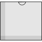 Savage Glassine Envelope with Open End for 6 x 6cm - 50 Envelopes