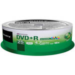 Sony DVD-R 4.7GB 16X WHT IJ SPINDLE 25-PK