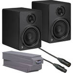 Mackie MR5mk2 Desktop Stereo Pair Kit with XLR Cables and MoPADs