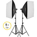 Impact Soft and Natural Single Socket 2 Light Kit