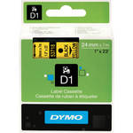 Dymo Standard D1 Tape (Black on Yellow, 1.0" x 23')