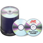 JVC DVD+R 16X SILVER THERMAL LAQUER 100-PK