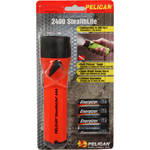 Pelican Stealthlite 2400 Flashlight 4 'AA' Xenon Lamp (Orange)