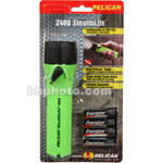 Pelican Stealthlite 2400 Flashlight 4 'AA' Xenon Lamp (Green)