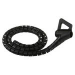 Monster Cable 122429 Essentials 8' Black Medium Cable Management Kit
