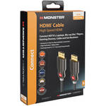 Monster Cable 140786 Digital Life High-Performance SuperThin 8' HDMI Cable (Black)