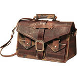 Heavy Leather NYC NYC MILITARY CAM/LAPTOP MESSENGER BAG