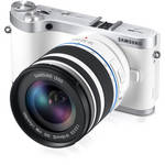 Samsung NX300 Mirrorless Digital Camera with 18-55mm f/3.5-5.6 OIS Lens (White)