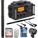 Tascam Tascam DR-60D with Rode NTG-2 Shotgun Mic and Boompole Kit