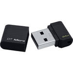 Kingston 64GB DataTraveler Micro USB Flash Drive (Black)