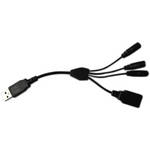 Luminair LCS-124 USB 1-to-4 Cable Splitter