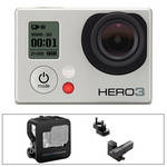 GoPro HERO3: Silver Edition Camera with Cobalt Cage & Accessory Kit