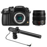 Panasonic Lumix DMC-GH3 Mirrorless Micro Four Thirds Digital Camera Kit with 12-35mm f/2.8 Lens and Microphone