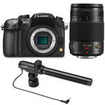 Panasonic Lumix DMC-GH3 Mirrorless Micro Four Thirds Digital Camera Kit with 35-100 mm f/2.8 Lens and Microphone