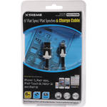 Xtreme Cables 6' Flat USB to Lightning Sync & Charge Cable (Black)
