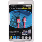 Xtreme Cables 6' Flat USB to Lightning Sync & Charge Cable (Pink)