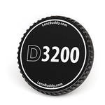 LenzBuddy Body Cap for Nikon D3200 Digital Camera (Black & White)