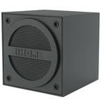 iHome Bluetooth Rechargeable Mini Speaker Cube in Rubberized Finish (Gray)