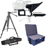 Telmax GS15-R 15" Teleprompter with Tripod, Head & Hard Case Kit