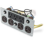 APC BACKPLATE KIT w/(3) 5-15R/(4) L5-15R