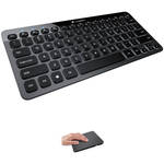 Logitech Illuminated Bluetooth Keyboard with Wireless Touchpad Kit