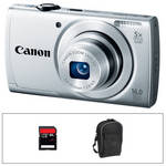 Canon PowerShot A2500 Digital Camera Basic Accessory Kit (Silver)