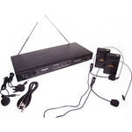 Gem Sound GMW62 DUAL WIRELESS MICS /RECEIVER SYS