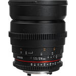 Bower 24mm T1.5 Ultra-Fast Wide-Angle Cine Lens For Nikon F Mount Cameras