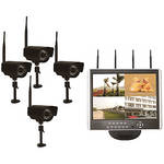 Astrotel DVR-LCD4 Digital Wireless DVR / Camera / Monitor System (500GB)