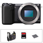 Sony Alpha NEX-5R Mirrorless Digital Camera Body Basic Accessory Kit