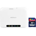 Macally Wi-Fi SD Card & USB Storage Hub with 64GB SDXC Memory Card Kit