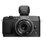 Olympus E-P5 PEN Mirrorless Digital Camera with 17mm f/1.8 Lens and VF-4 Viewfinder (Black)
