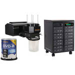 Aleratec RoboJet Disc AutoPrinter/1:15 Tower Duplicator/Recordable Discs