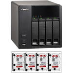 Qnap 12TB (4 x 3TB) TS-469L 4-Bay NAS Server Kit with Hard Drives