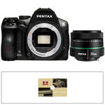 Pentax K-30 Digital SLR Camera Kit with 35mm f/2.4 Lens (Black)