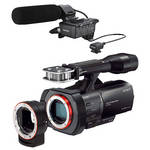 Sony NEX-VG900 Handycam Camcorder with XLR Adapter & Mic Kit