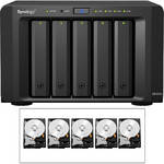 Synology 10TB (5 x 2TB) DS1513+ 5-Bay NAS Server Kit with Drives