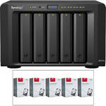 Synology 20TB (5 x 4TB) DS1513+ 5-Bay NAS Server Kit with Drives