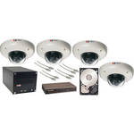 ACTi ACTi ACM-3701E Mini Dome Cameras (x4) with ENR-1000 NVR Kit